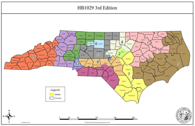 2019 Electoral District Map