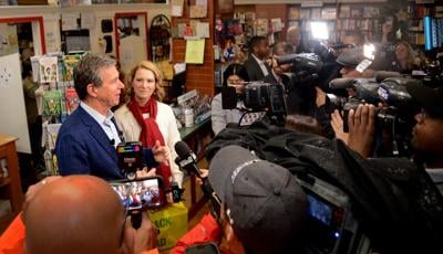 Gov. Cooper at bookshop